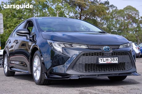 Black 2022 Toyota Corolla Sedan Ascent Sport Hybrid