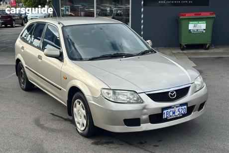 Silver 2002 Mazda 323 Hatchback Astina