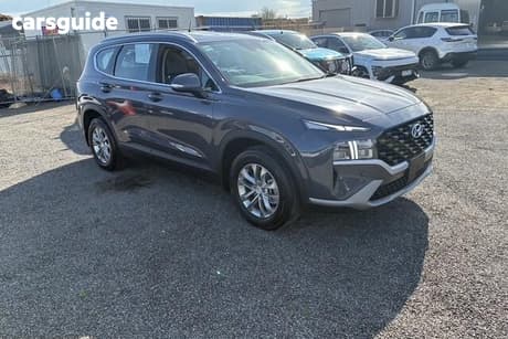Blue 2023 Hyundai Santa FE Wagon Active Crdi (Awd)