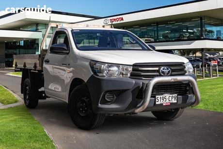 White 2022 Toyota Hilux Cab Chassis Workmate (4X2)