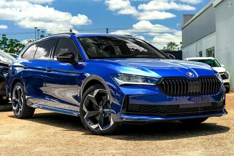 Blue 2026 Skoda Superb SUV 195TSI SPORTLINE 4X4