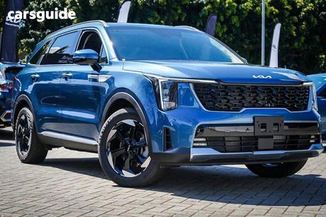 Blue 2025 Kia Sorento Wagon Sport+ 7 Seat