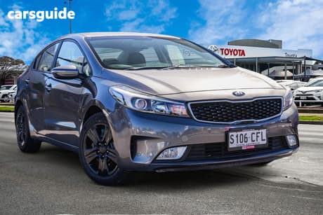 Grey 2017 Kia Cerato Sedan S
