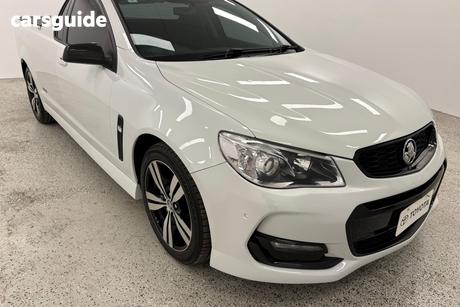 White 2016 Holden UTE Utility Sv6 Black Edition