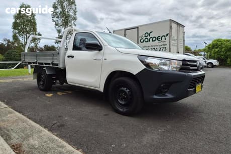 White 2020 Toyota Hilux Cab Chassis Workmate