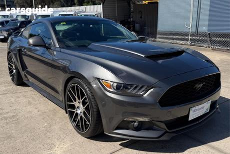 Grey 2017 Ford Mustang Coupe Fastback 2.3 Gtdi