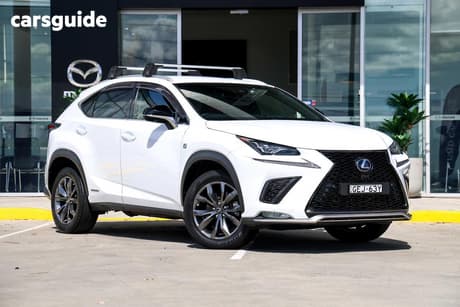 White 2018 Lexus NX300H Wagon F Sport Hybrid (Fwd)