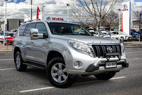 Silver 2014 Toyota Landcruiser Prado Wagon Gxl (4X4)