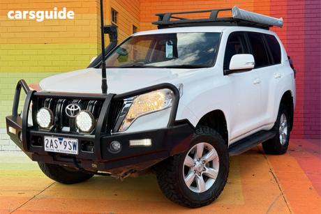 White 2014 Toyota Landcruiser Prado Wagon Gxl (4X4)