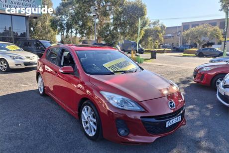 Red 2012 Mazda 3 Hatchback Sp25