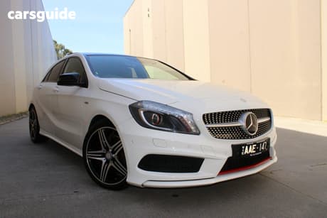 White 2013 Mercedes-Benz A250 Hatchback Sport