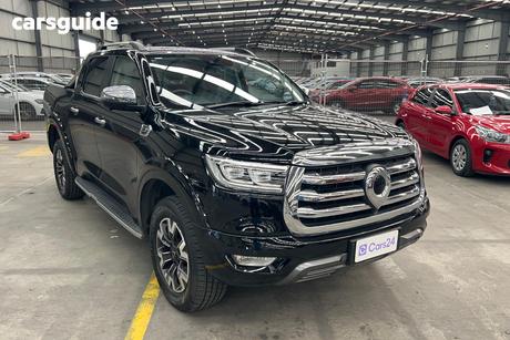 Black 2022 GWM UTE Dual Cab Utility Cannon-L (4X4)