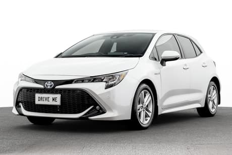 White 2022 Toyota Corolla Hatchback Sx Hybrid