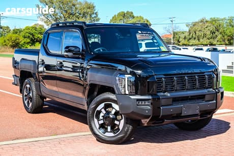 Black 2025 Kia Tasman Double Cab Pick Up X-Line (4X4) (0.9T) Bdy Fender