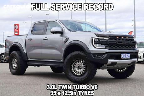 Silver 2023 Ford Ranger Double Cab Pick Up Raptor 3.0 (4X4)