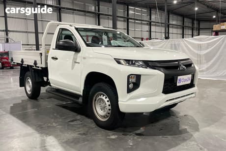 White 2023 Mitsubishi Triton Cab Chassis Glx (4X2)