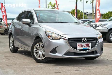 Silver 2017 Mazda 2 Sedan Neo