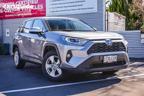 Silver 2021 Toyota RAV4 Wagon Gx (2Wd) Hybrid