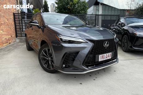 Grey 2026 Lexus NX SUV NX350H F SPORT F