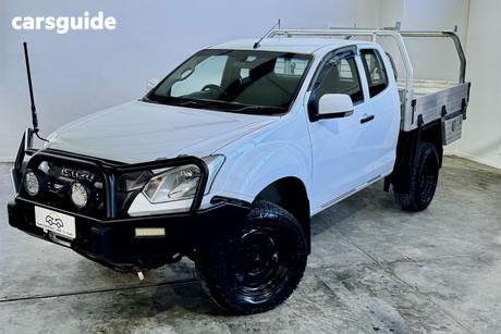 White 2017 Isuzu D-MAX Space Cab Chassis Sx (4X4)