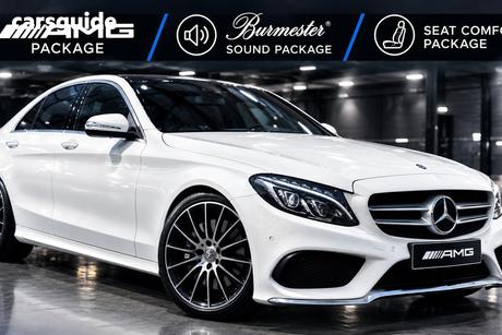 White 2015 Mercedes-Benz C250 Sedan D