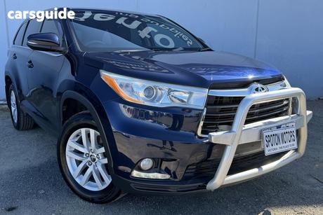 Blue 2016 Toyota Kluger SUV GX