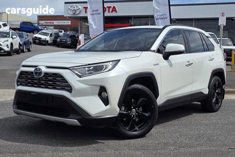 White 2020 Toyota RAV4 Wagon Cruiser (Awd) Hybrid