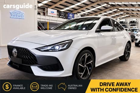 White 2023 MG MG5 Sedan Essence