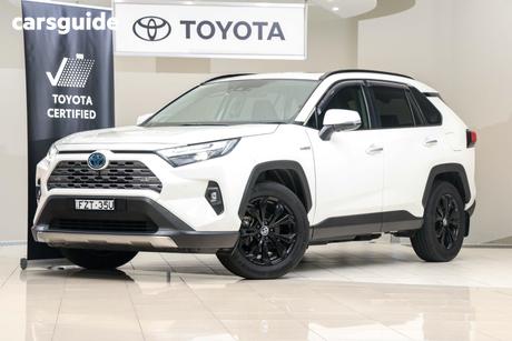 White 2021 Toyota RAV4 Wagon Cruiser (Awd) Hybrid