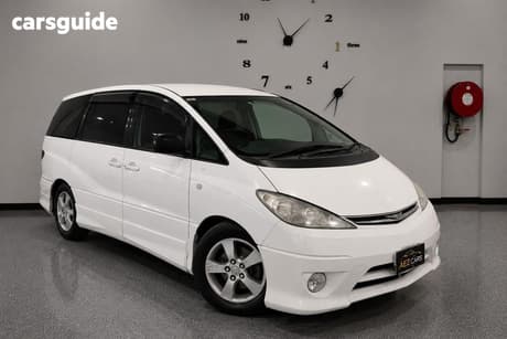 White 2003 Toyota Estima SUV AERAS