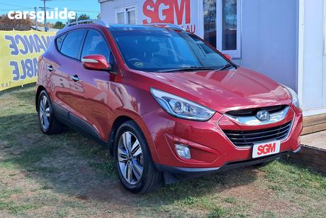 Red 2013 Hyundai IX35 Wagon Highlander (Awd)