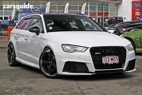 White 2016 Audi RS3 Hatchback Sportback Quattro