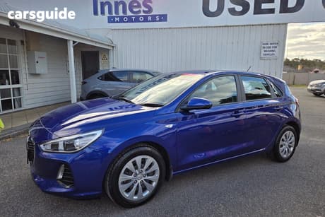 Blue 2018 Hyundai I30 Hatch GO