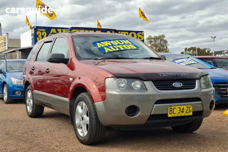 Orange 2005 Ford Territory Wagon Tx (Rwd)