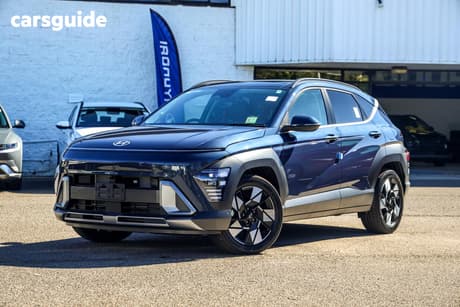 Blue 2026 Hyundai Kona Wagon Hybrid Premium