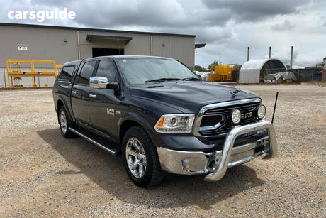 Grey 2019 RAM 1500 Crew Cab Utility Laramie (4X4) Fd3.9 W/Ramboxes