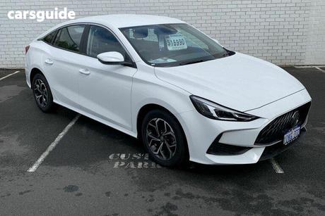 White 2024 MG MG5 Sedan Vibe