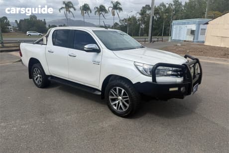 White 2017 Toyota Hilux Dual Cab Utility Sr5 (4X4)