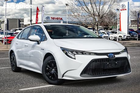 White 2020 Toyota Corolla Sedan Ascent Sport (Hybrid)