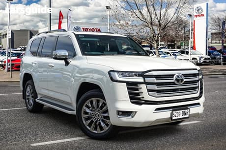 White 2025 Toyota Landcruiser Wagon Lc300 Sahara Zx (4X4)