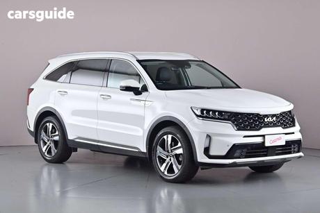 White 2022 Kia Sorento Wagon Sport+ 7 Seat