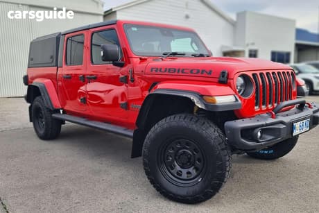 Red 2020 Jeep Gladiator Dual Cab Utility Rubicon (4X4)