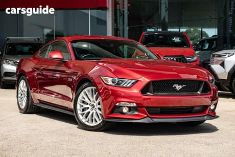 Red 2016 Ford Mustang Coupe Fastback Gt 5.0 V8