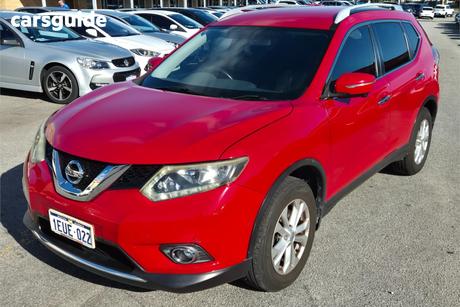 Red 2015 Nissan X-Trail Wagon St-L 7 Seat (Fwd)