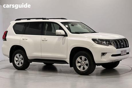 White 2018 Toyota Landcruiser Prado Wagon Gxl (4X4)