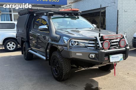 Grey 2015 Toyota Hilux Dual Cab Utility Sr5 (4X4)
