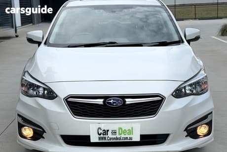 White 2017 Subaru Impreza Hatchback 2.0P Premium (Awd)