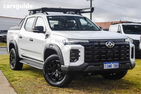 White 2024 LDV T60 Double Cab Utility Max Plus (4X4)