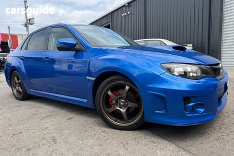 Blue 2013 Subaru WRX Sedan (Awd)