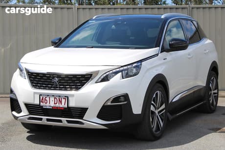 White 2019 Peugeot 3008 Wagon Gt Line